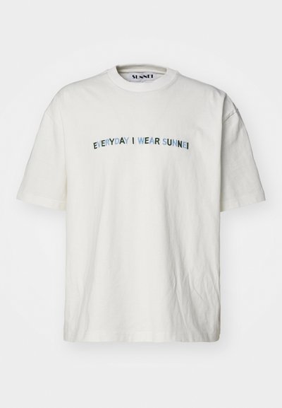 Sunnei OVER - T-shirt imprimé - off white