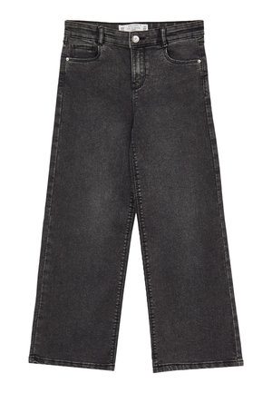 Calliope WIDE - Jeans a sigaretta - nero denim