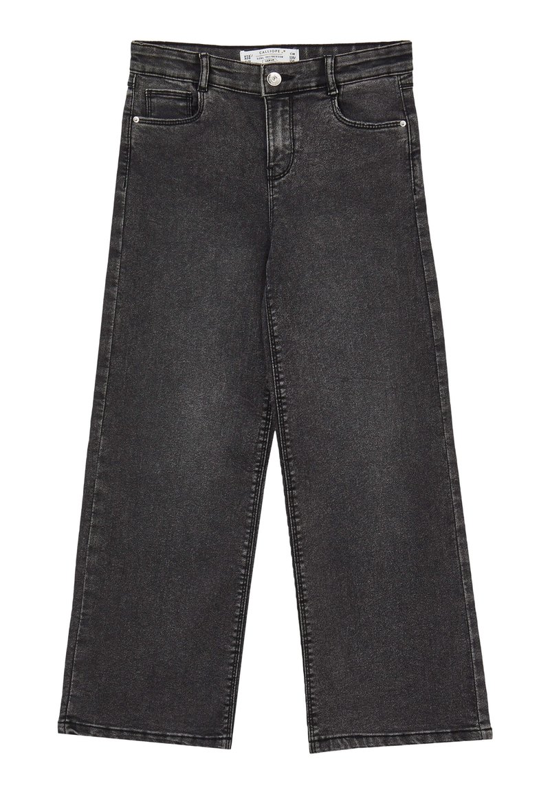 Calliope WIDE - Jeans a sigaretta - nero denim