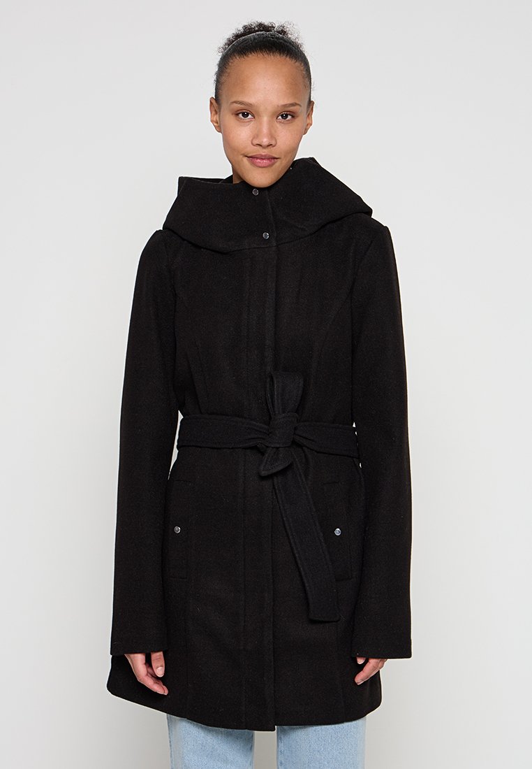 Vero Moda Tall Halflange jas zwart Vero Moda Tall Halflange jas zwart