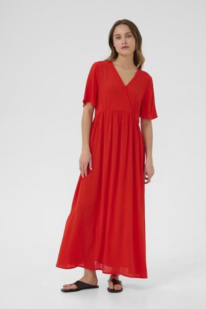 Kaffe MYRNA - Vestido largo - fiery red