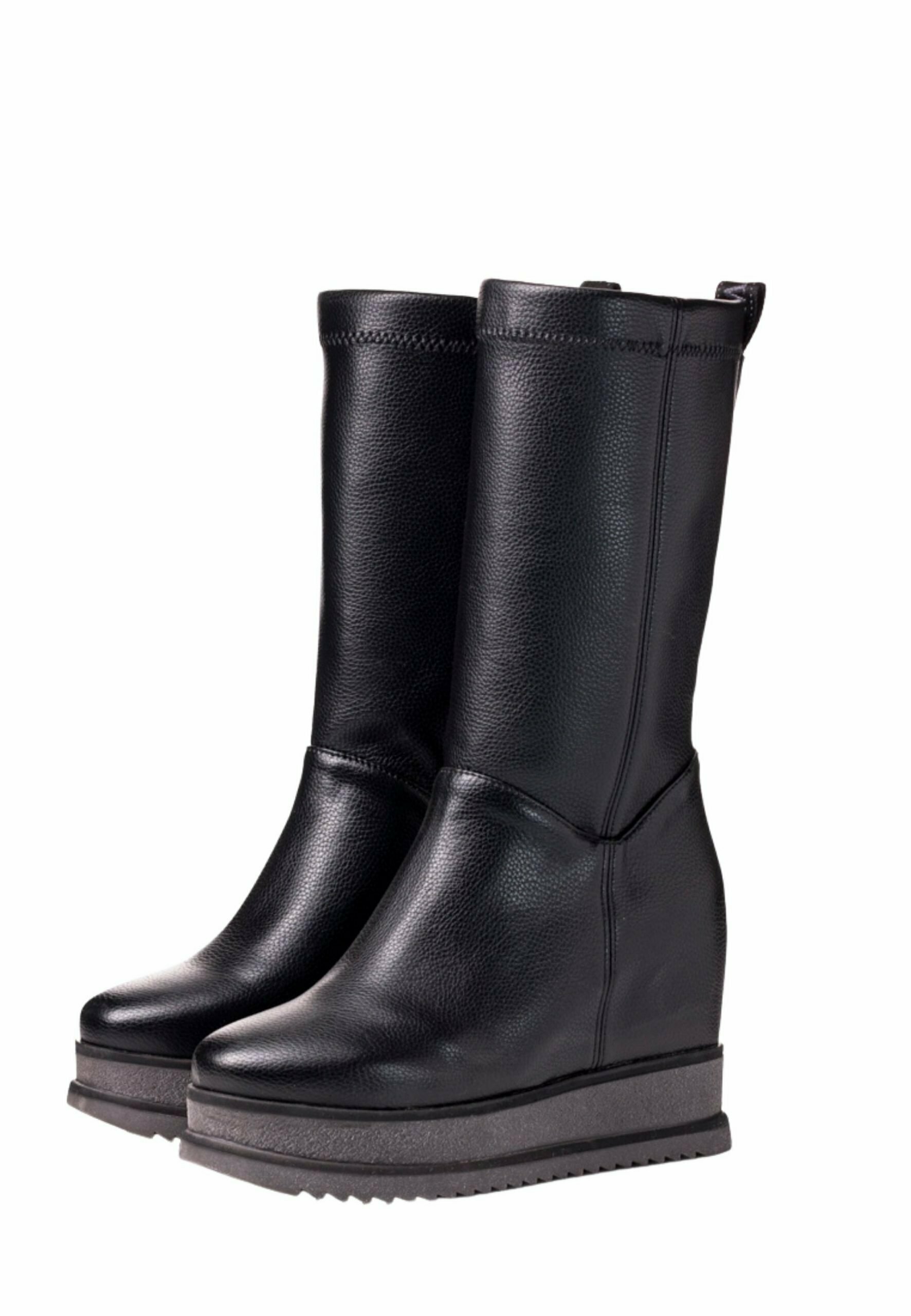 Weekend by Pedro Miralles Botas de cuña - black/negro - Zalando.es