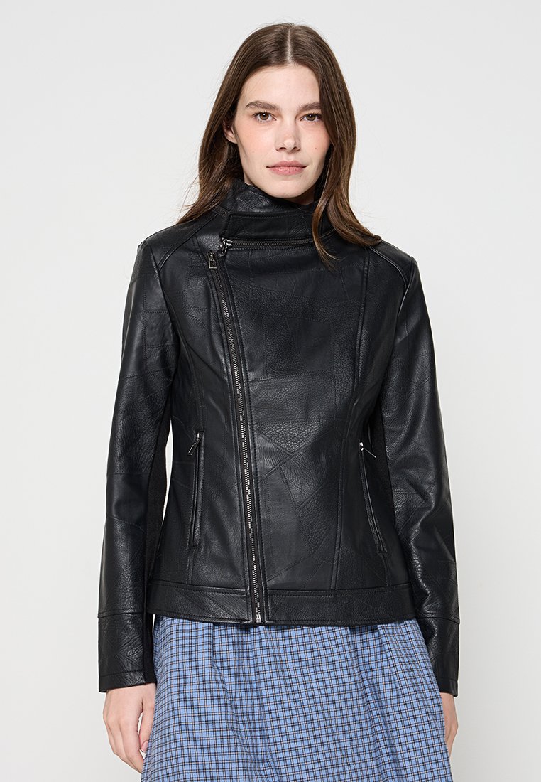 Chaqueta de cuero sintético