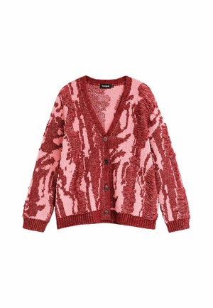 Desigual, CHUNKY KNIT SWEATER - Chaqueta de punto - pink