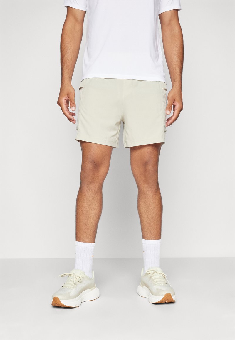 Under Armour - TRAIL RUN SHORTS - kurze Sporthose - khaki base/silt/reflective, Vergrößern