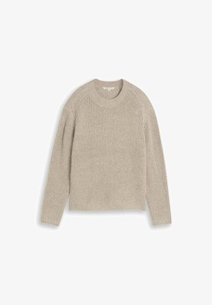 TOM TAILOR DENIM, TOM TAILOR DENIM PULLOVER & STRICKJACKEN RELAXED FIT STRICKPULLOVER - Jersey de punto - beige white mouline