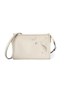 Borsa Floreale Ricamata Con Perline E Manico In Pelle | Borsa A Tracolla Donna Elegante