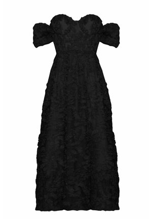 APPLIQUE BARDOT MIDAXI SKATER - Cocktailkleid/festliches Kleid - black
