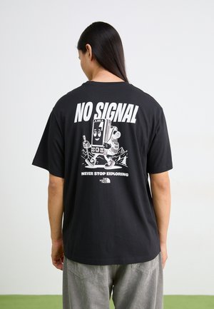 RELAXED TEE FUN - Potiskana majica - black