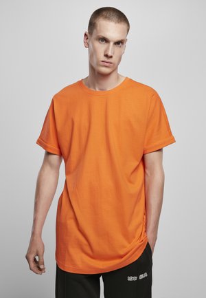 Urban Classics SHAPED TURNUP  - Camiseta básica - orange