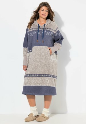 LAURASØN NORWEGER - KAPUZE - Neulemekko - navy blue