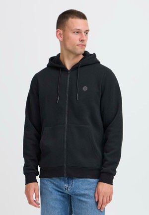 BHTOLLE - Zip-up sweatshirt - black