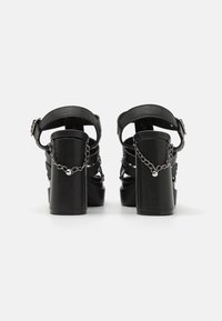 Koi Footwear NOCTURNAL VOICES SPIKED PLATFORM - Sandaler med høye hæler - black