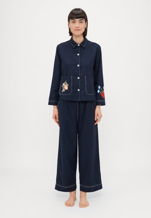 Desmond & Dempsey WOMENS POCKET  - Komplet pidžame - navy