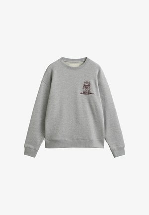 GANT, GANT GRAPHIC SWEATSHIRT - Sweater - light grey melange