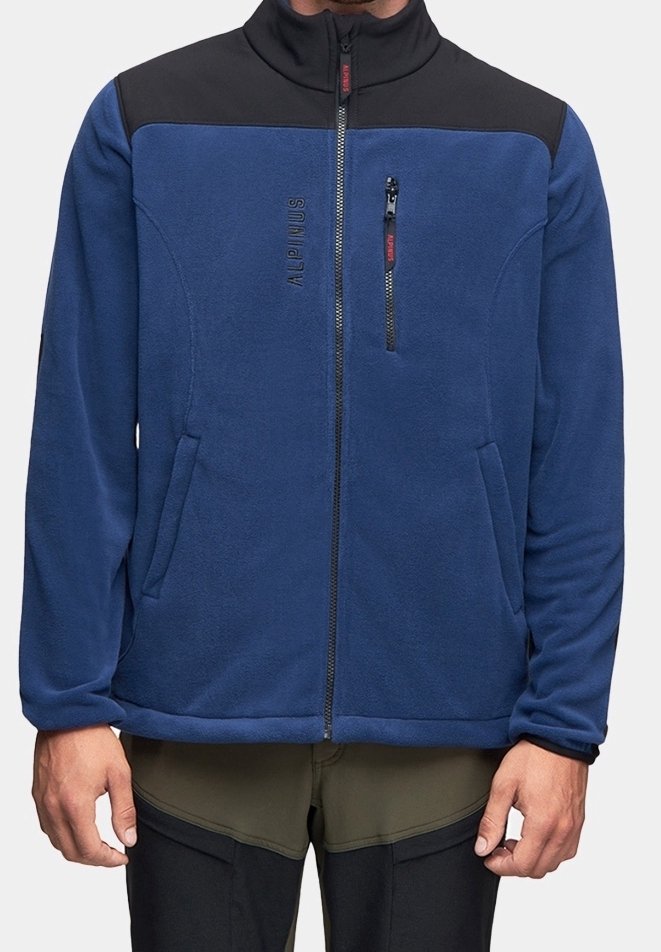 Alpinus Felpa con zip - dark blue