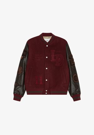 Les Deux, VARSITY - Яке бомбър - chocolate truffle red