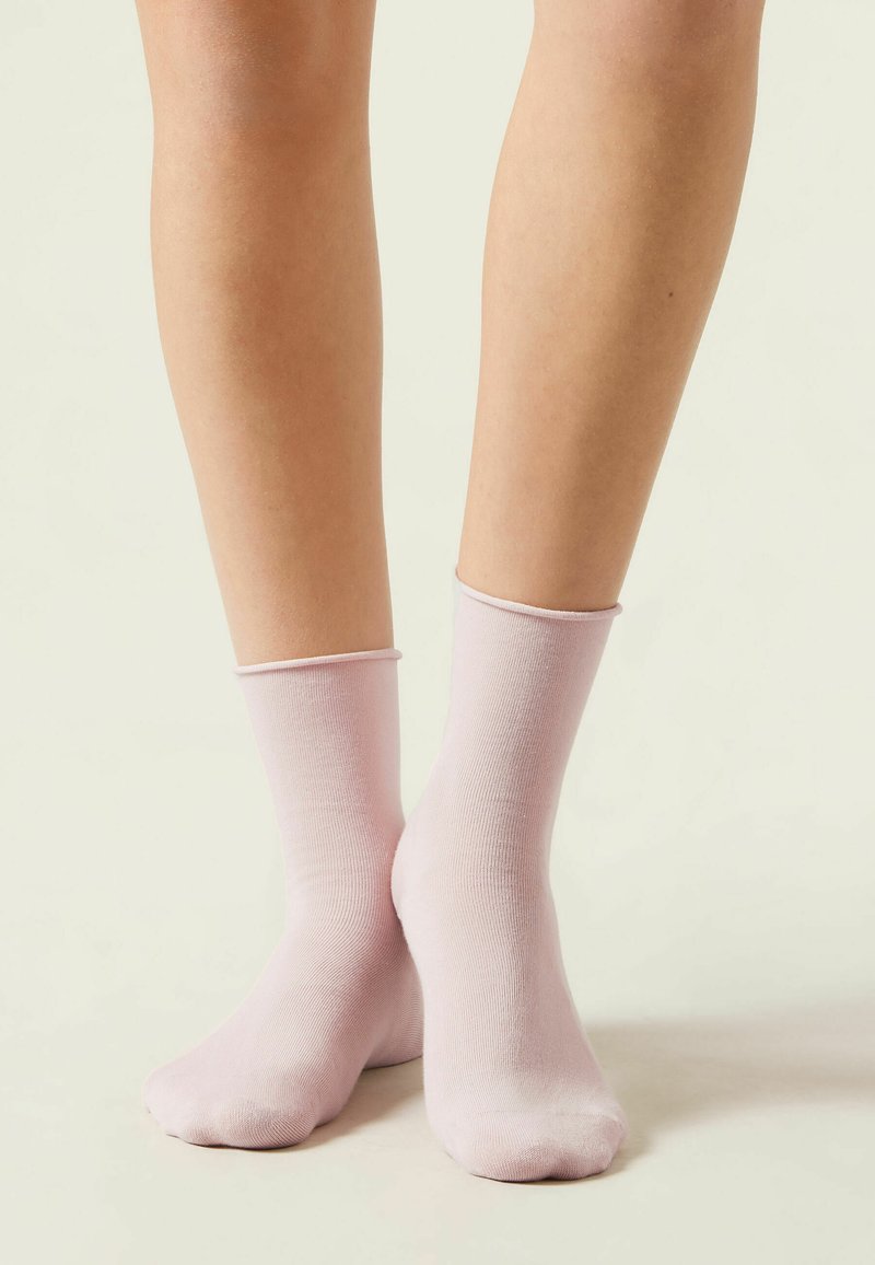 Calzedonia MIT UMSCHLAG - Ponožky - d delicate pink
