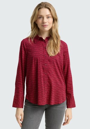 MIT MUSTER - Hemdbluse - small red wave print