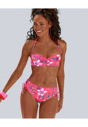 LASCANA PANTS ADJUST MALIA - Bikini bottoms - red