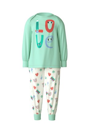 BÜNDCHEN SET - Pyjama set - yucca green