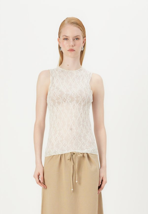 ONLJOANNE O NECK - Top - cloud dancer