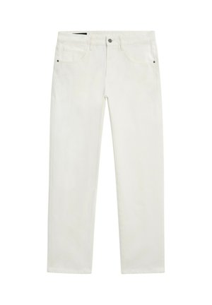 Massimo Dutti, TAPERED FIT JEANS - Jeans Straight Leg - beige
