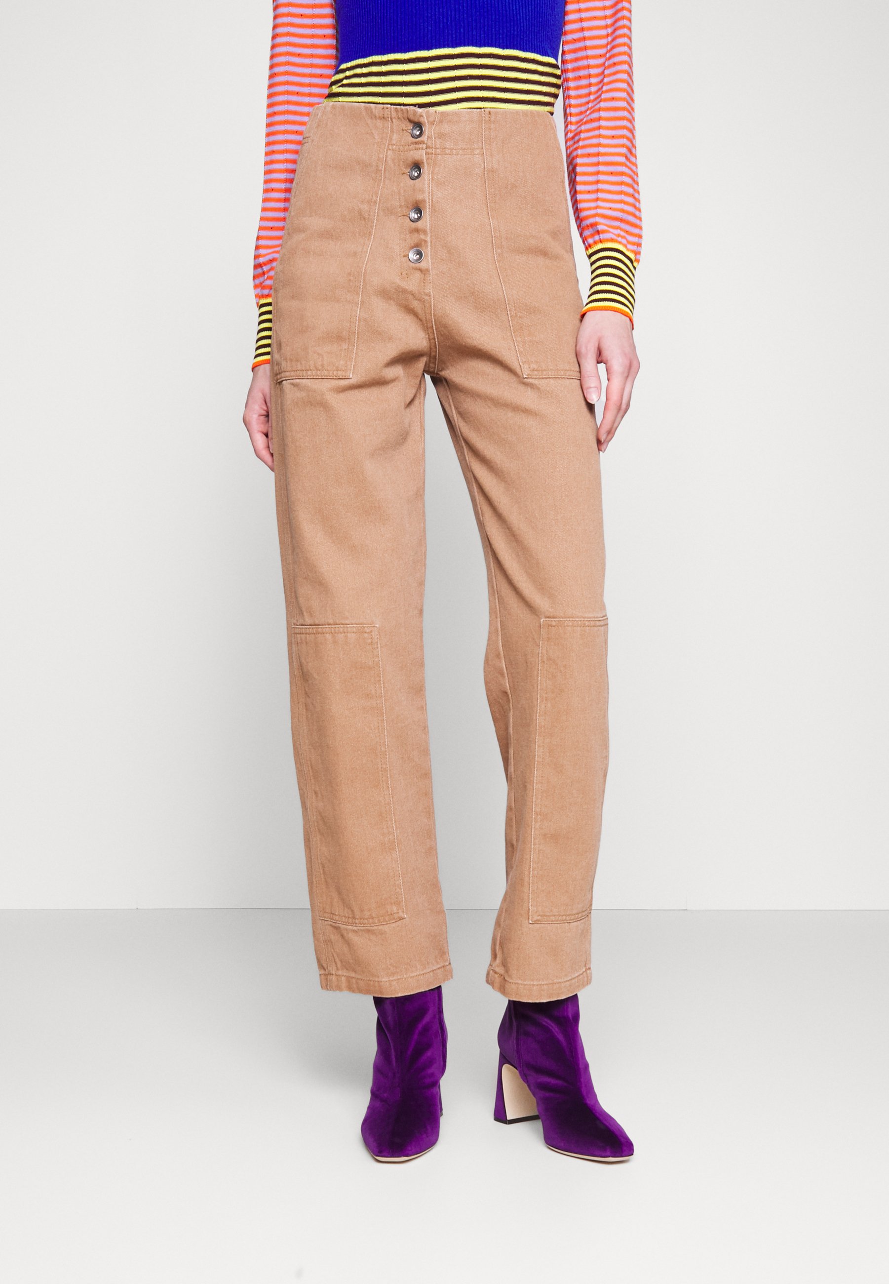 Henrik Vibskov TRAVEL PANTS - Broek - cinnamon/bruin - Zalando.nl