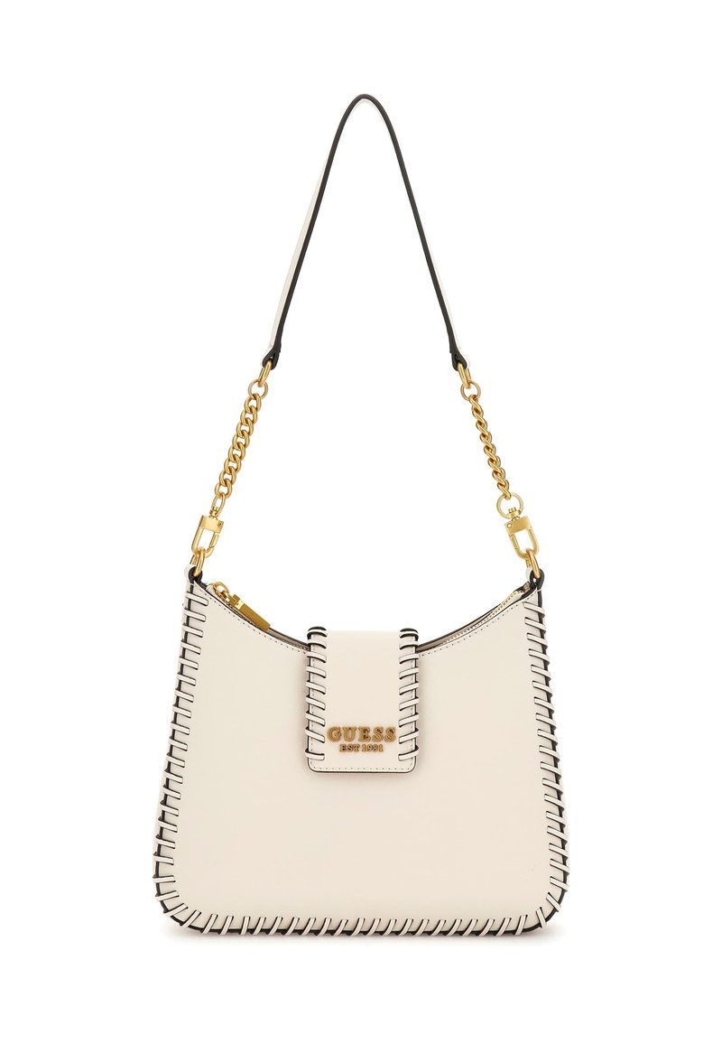 Guess LIBERA NÄHTE IN RELIEFOPTIK - Borsa a mano - creme