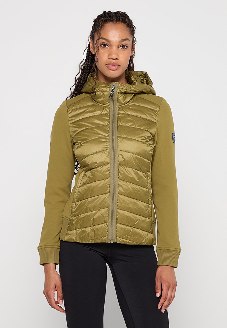 Dolomite Sweater met rits olijfgroen Dolomite Sweater met rits olijfgroen