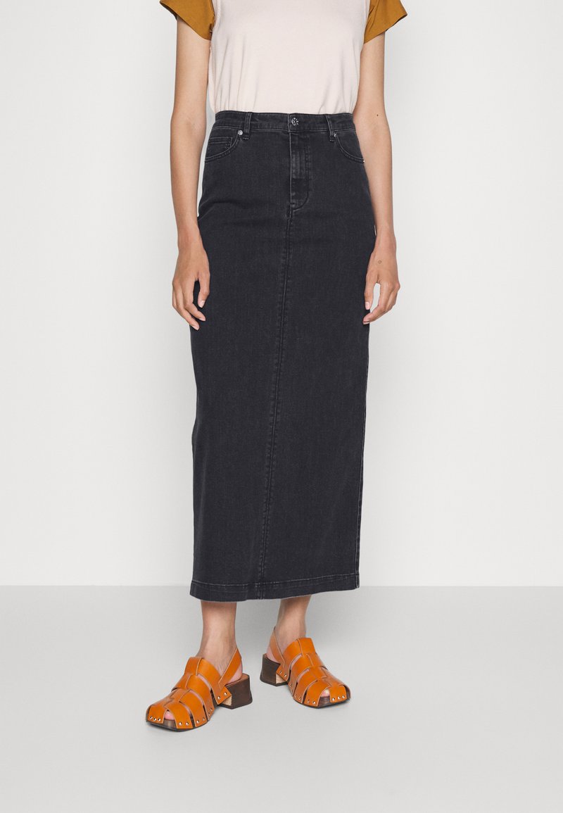 BLANCHE ANJANA SKIRT Denim skirt grey denim Zalando.ie