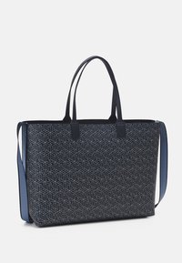 Tommy Hilfiger ICONIC TOTE MONOGRAM - Shopping Bag - desert sky monogram