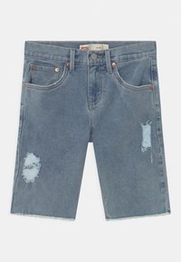 Levi's® SLIM FIT ECO FLEX - Džínové kraťasy - light-blue denim