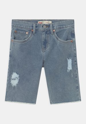 SLIM FIT ECO FLEX - Short en jean - light-blue denim