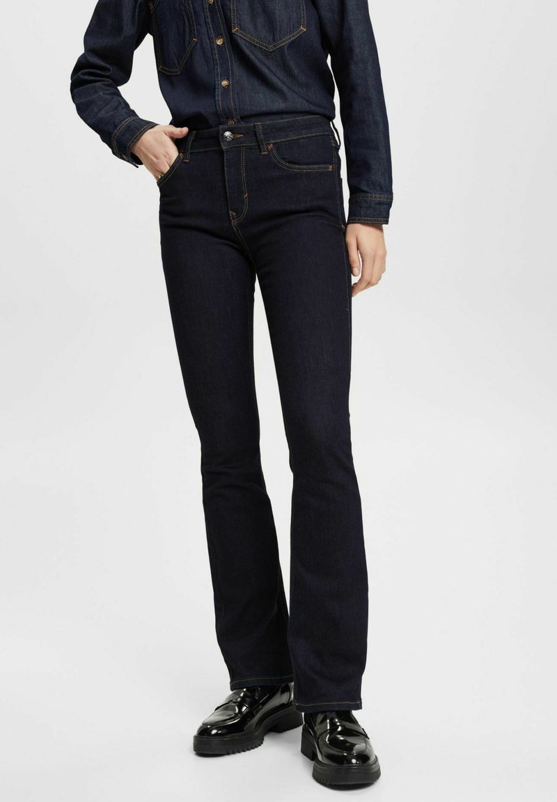 Esprit Collection Jeans Bootcut blue dark washed/dunkelblau Zalando.ch