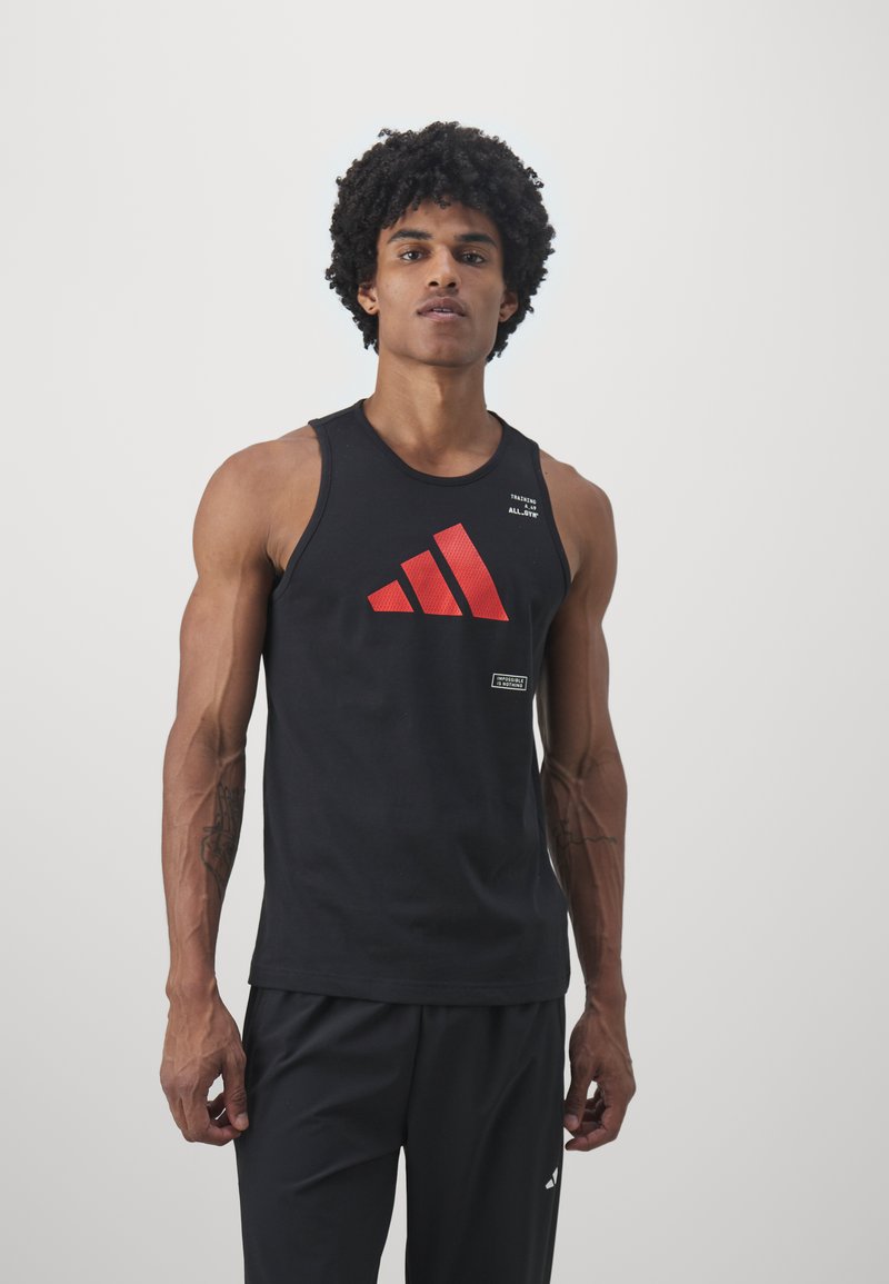 adidas Performance ALL GYM CATEGORY GRAPHIC - Topper - black