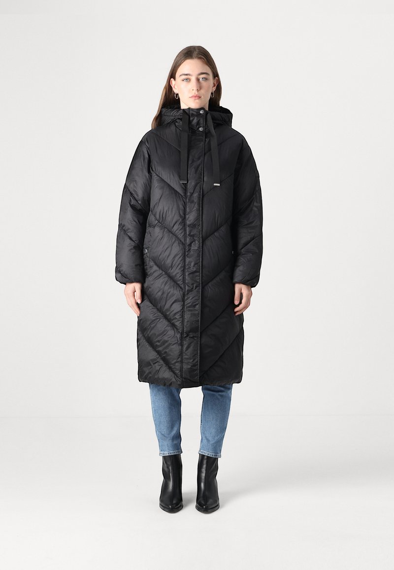 BOSS POLLY LONG - Ziemas mētelis - black