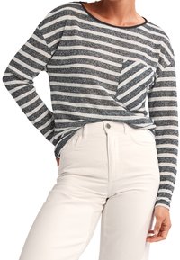comma casual identity Langarmshirt - black
