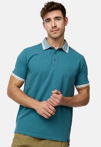 INDICODE JEANS - INJAMIE - Poloshirt - hydro Miniatuurafbeelding 1