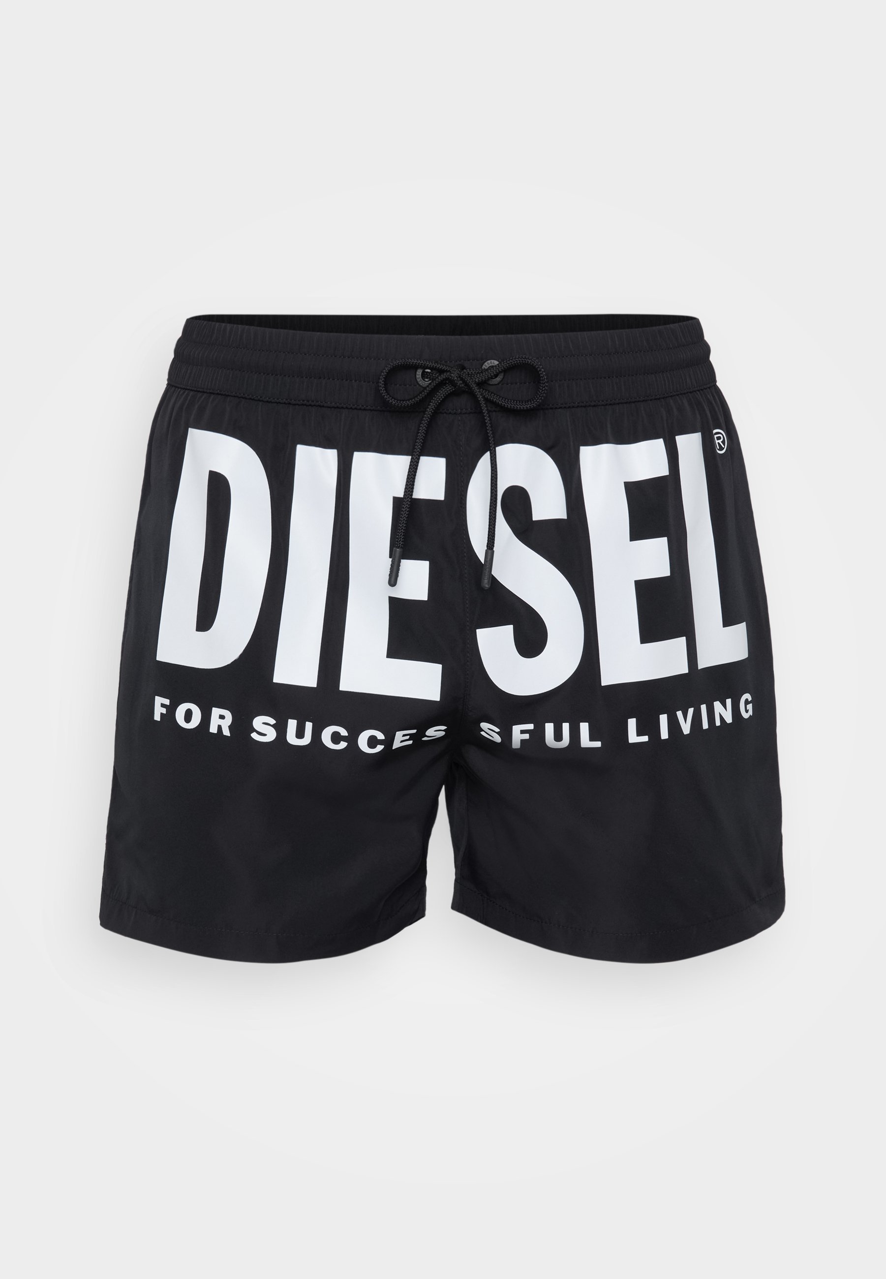 DIESEL Ken-37-Dnm ロゴプリント スイムショーツ Men's Mid-length swim shorts with logo print | Black | Diesel