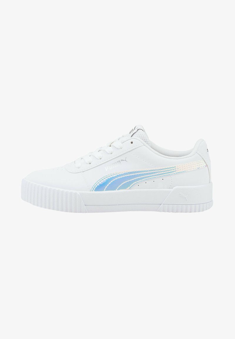 Puma ENFANT CARINA HOLO JR - Sneakers laag - blanc argent