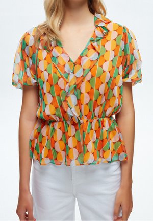 Blouse - orange
