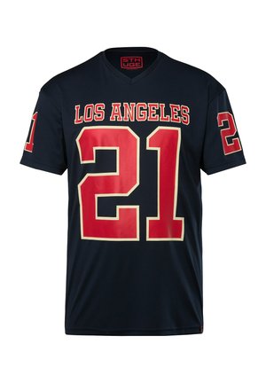 STHUGE HALBARM FOOTBALL - T-Shirt print - navy blue