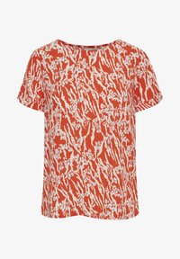 Non sélectionné, mandarin red