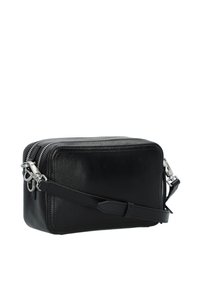 Pinko CARRIE CAMERA BAG CLASSIC - Schoudertas - limo black/brushed silver