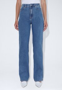 MOXY HIGH STRAIGHT - Jeans Straight Leg - vale sky plain