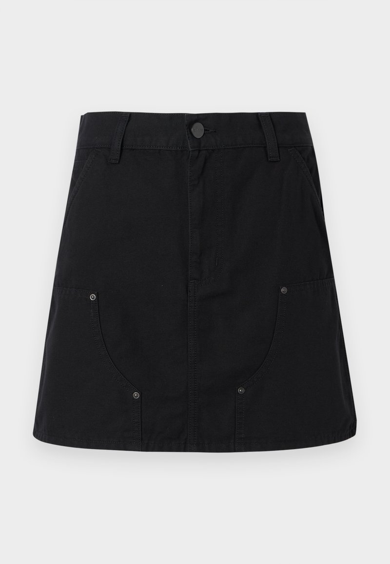 Carhartt WIP Minirok zwart denim/blackdenim