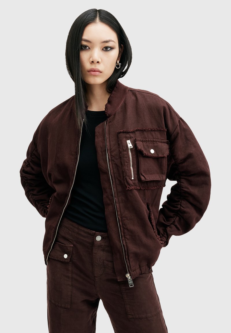 AllSaints Bomberjacka - red