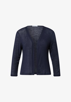 Street One, 3/4-SLEEVE JACKET IN OPEN FIT - Strickjacke - darkest blue