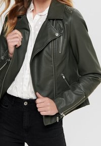 ONLY Giacca in similpelle - mottled black